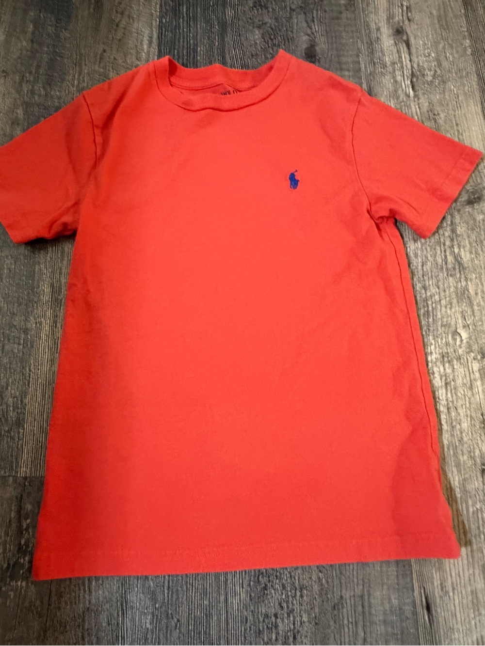 Polo Ralph Lauren Boys Red Short Sleeve Pony Logo Tee Size Small